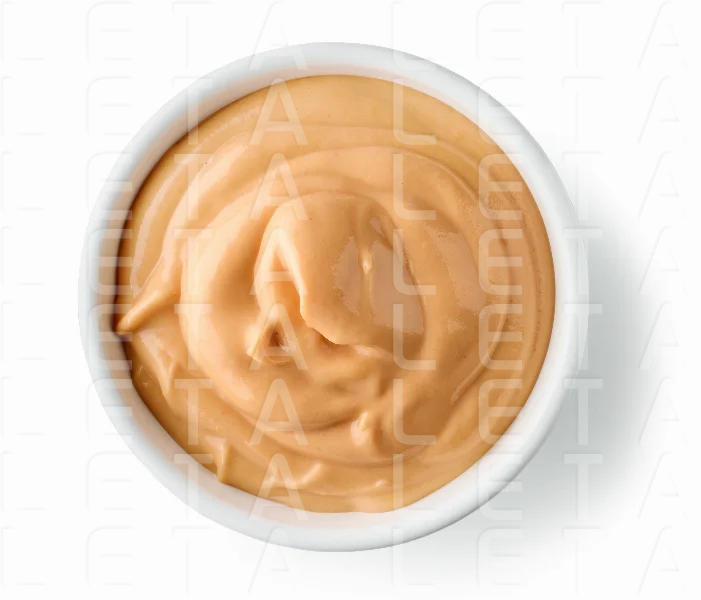 orange color dip sauce