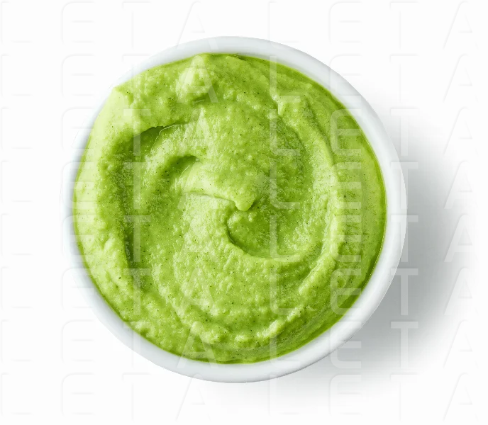 green vegetable puree