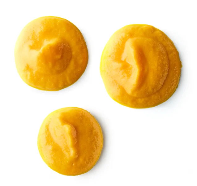 yellow vegetable puree