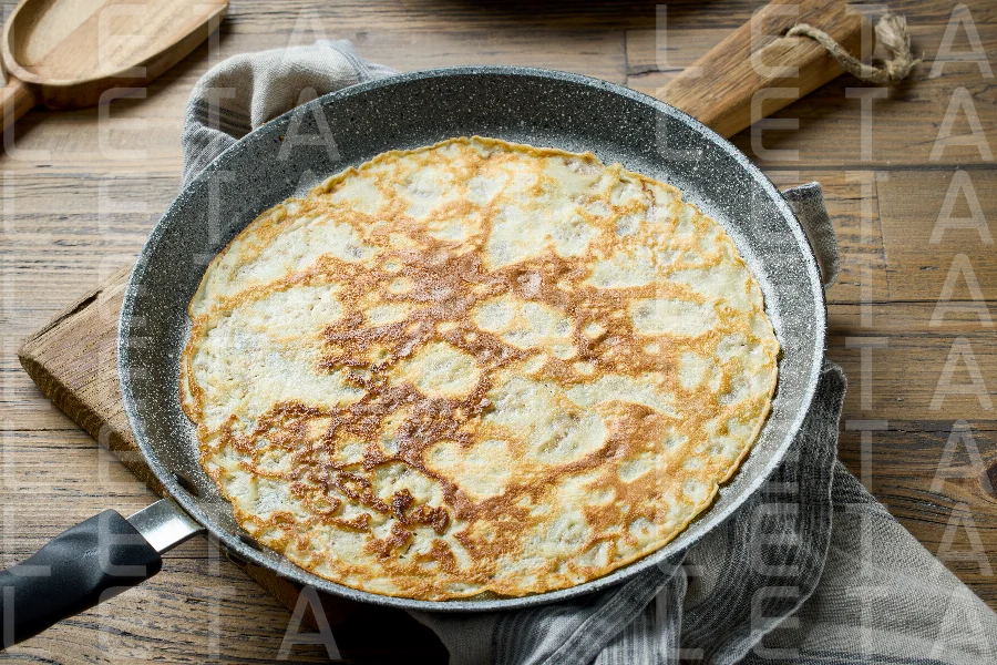 freshly baked crepe