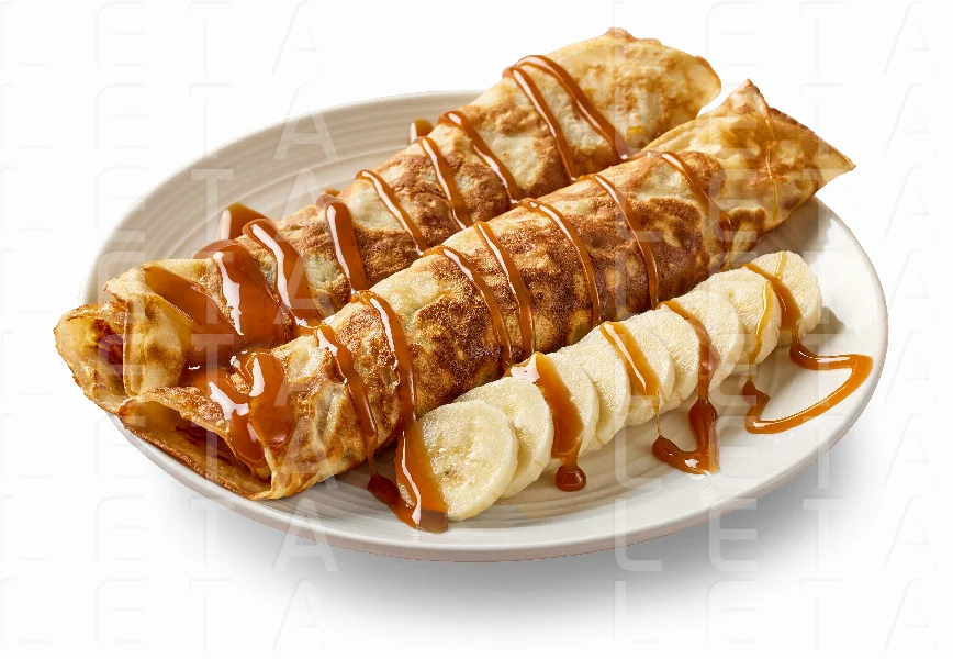 freshly baked crepes