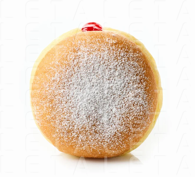 freshly baked jelly donut