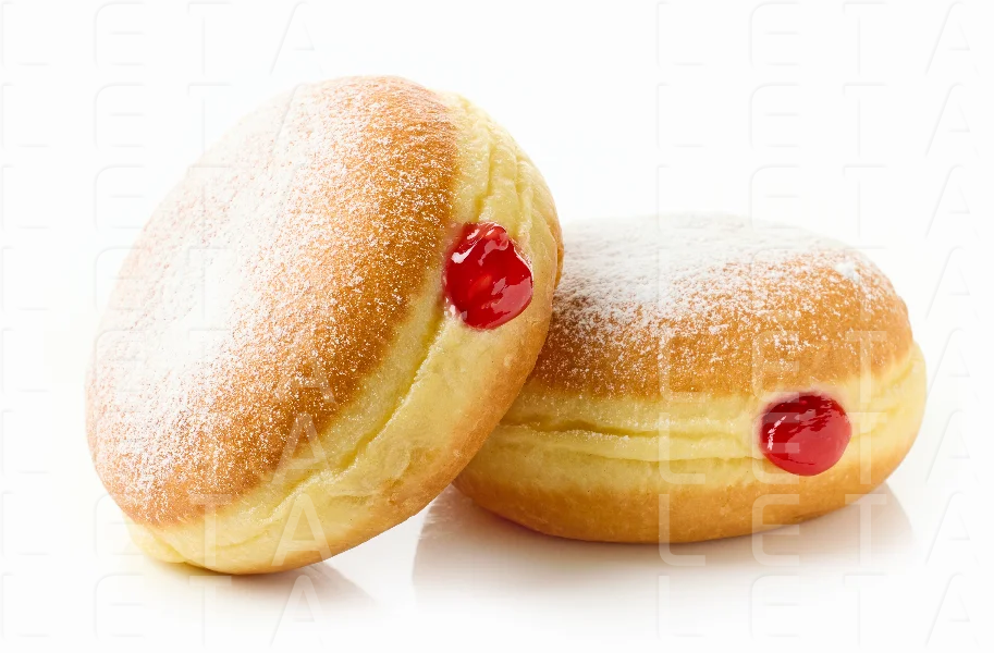 freshly baked jelly donuts