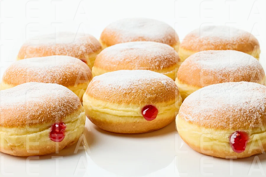 freshly baked jelly donuts