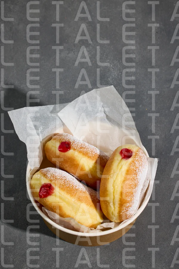 freshly baked jelly donuts