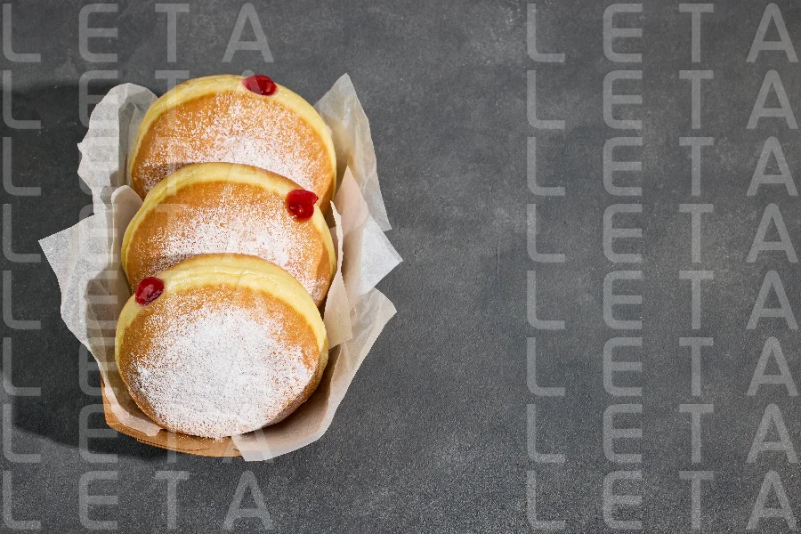 freshly baked jelly donuts