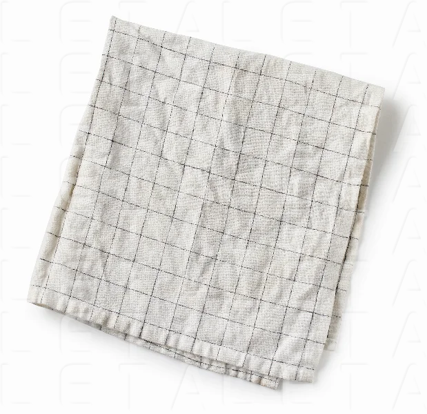 folded cotton napkin