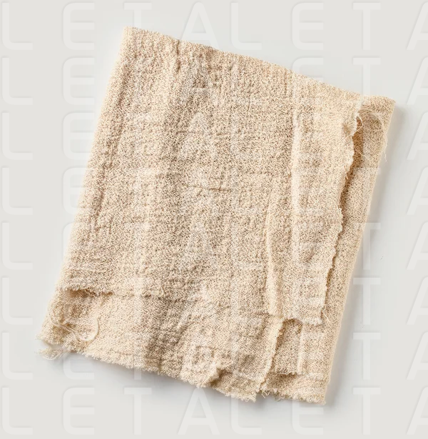 folded cotton napkin