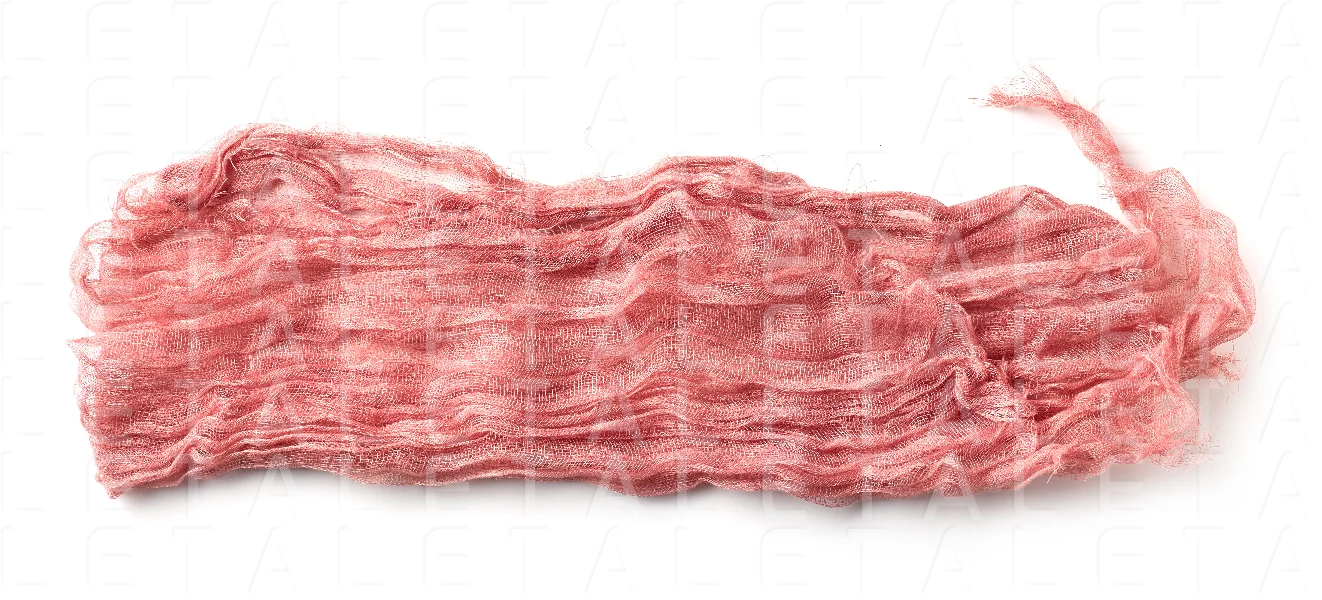 crumpled cotton napkin