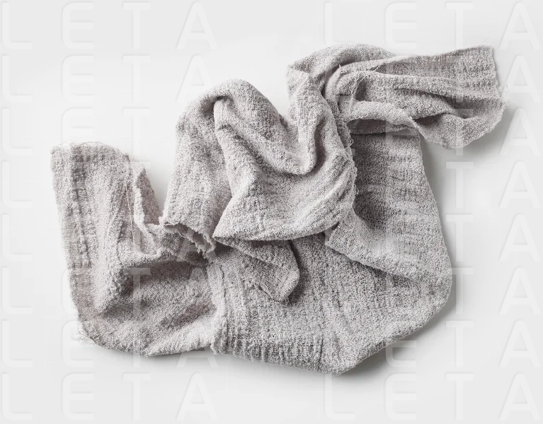 crumpled cotton napkin