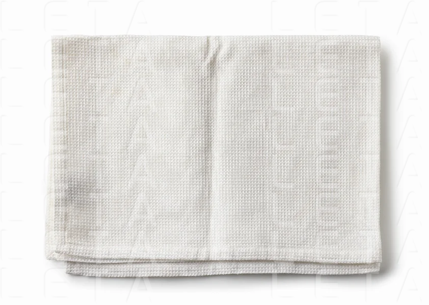 folded cotton napkin