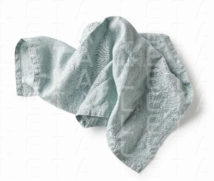 crumpled cotton napkin