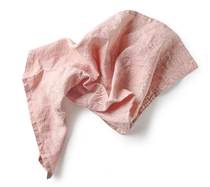 crumpled cotton napkin