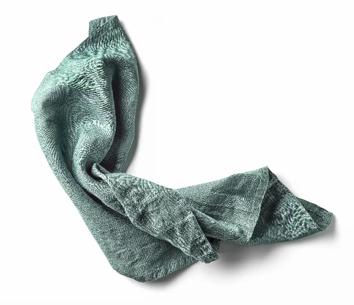 blue cotton napkin
