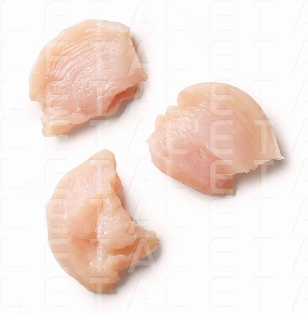 fresh raw chicken fillet meat pieces