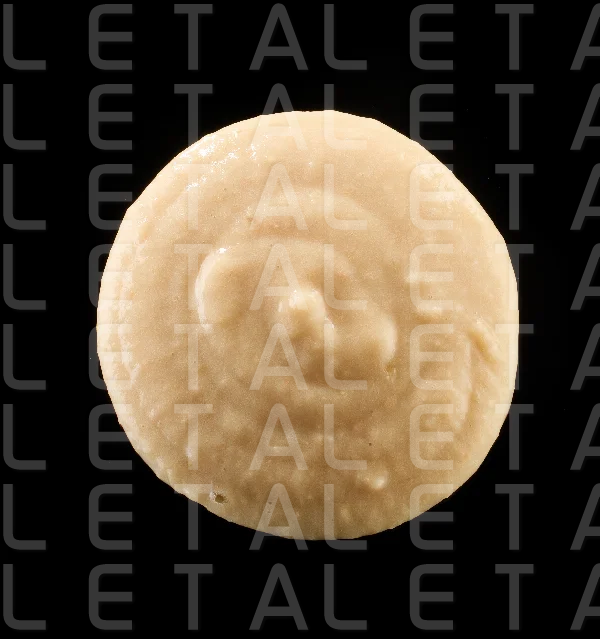 hummus on black background